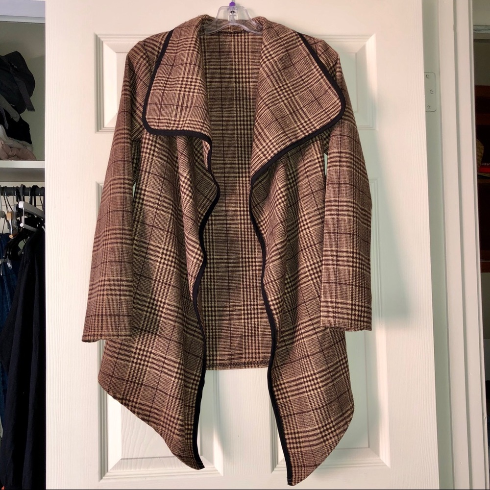 SHEIN Waterfall Collar Blazer
